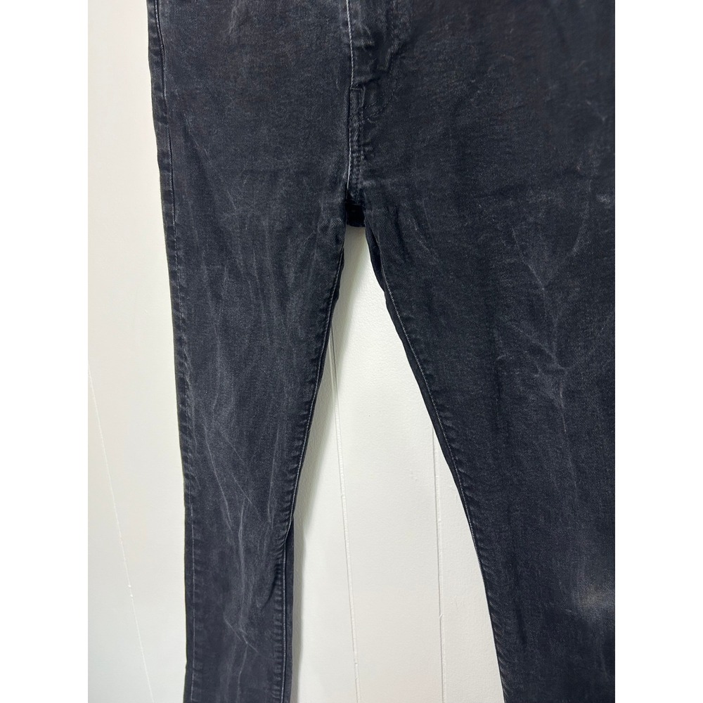 Levi's Premium Jeans Mens 33x32 Black 510 Skinny Fit Denim Grunge Big E - Picture 12 of 12